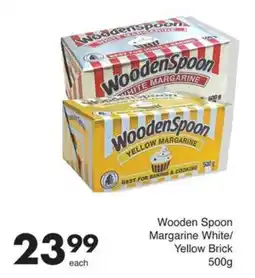 Save Wooden Spoon Margarine White/ Yellow Brick offer