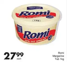 Save Romi Margarine Tub offer