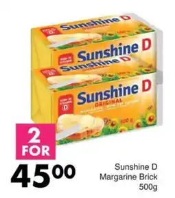 Save Sunshine D Margarine Brick offer