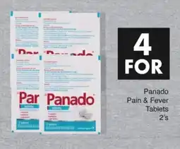 Save Panado Pain & Fever Tablets offer
