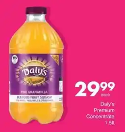 Save Daly's Premium Concentrate offer