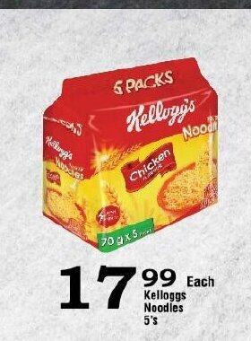 Oxford Freshmarket Kelloggs Noodles 5's offer