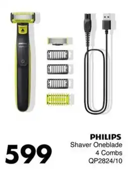 Save Hyper Philips Shaver Oneblade 4 Combs offer