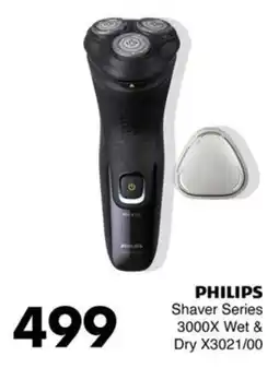 Save Hyper PHILIPS Shaver Series 3000X Wet & Dry offer