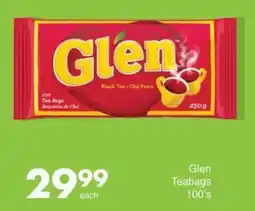 Save Glen Teabags offer