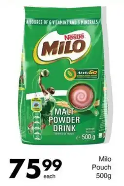 Save Nestle Milo Pouch offer