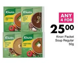 Save Knorr Packet Soup Regular offer