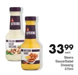 Save Steers Sauce/ Salad Dressing offer