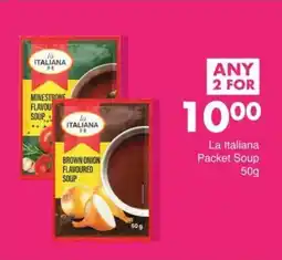 Save La Italiana Packet Soup offer