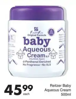 Save Reitzer Baby Aqueous Cream offer