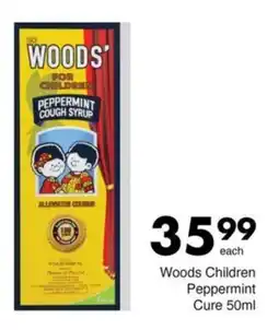 Save Woods Children Peppermint Cure offer