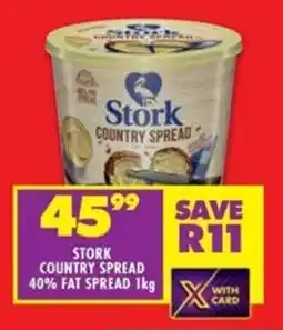 Shoprite Stork country spread 40% fat spread offer