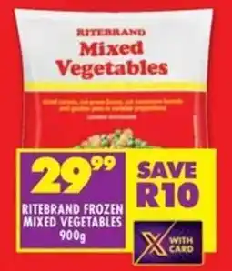 Shoprite Ritebrand frozen mixed vegetables offer