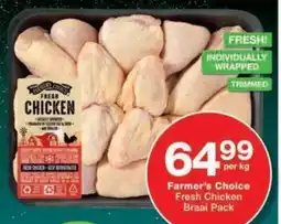 Checkers Hyper Farmer's Choice Fresh Chicken Braai Pack offer