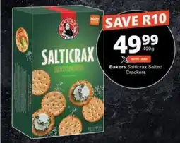 Checkers Hyper Bakers Salticrax Salted Crackers offer