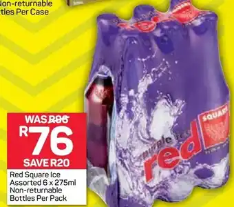 Pick n Pay Liquor Red Square Ice Assorted 6x 275 ml Non-Returnable Bottles Per Pack offer