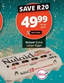 Checkers Hyper Nulaid Extra Large Eggs offer