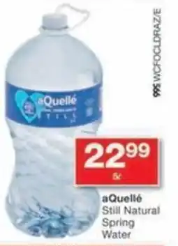 Checkers Hyper aQuellé Still Natural Spring Water offer