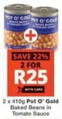 Checkers Hyper Pot O' Gold Baked Beans in Tomato Sauce offer