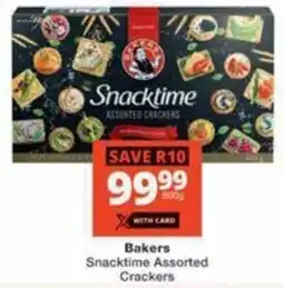 Checkers Hyper Bakers Snacktime Assorted Crackers offer