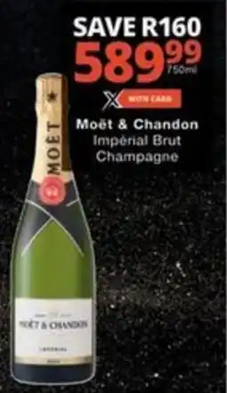 Checkers Hyper Moet & Chandon Impérial Brut Champagne offer