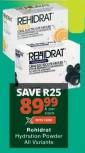 Checkers Hyper Rehidrat Hydration Powder All Variants offer