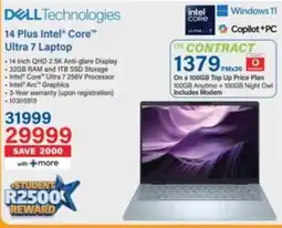 Incredible Connection Dell 14 Plus Intel Core Ultra 7 Laptop offer