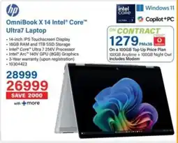 Incredible Connection HP OmniBook X 14 Intel Core Ultra7 Laptop offer