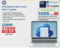 Incredible Connection HP OmniBook 5 Intel Core Ultra 7 Laptop offer