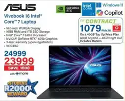 Incredible Connection ASUS Vivobook 16 Intel Core 7 Laptop offer