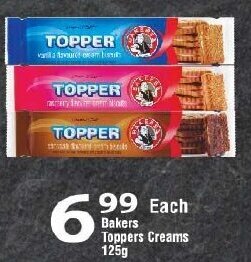 Oxford Freshmarket Bakers Topper Creams 125g offer