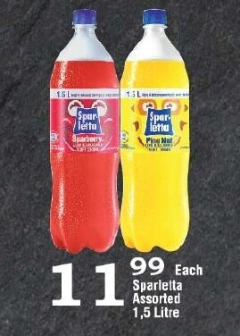 Oxford Freshmarket Sparletta Assorted 1,5 Litre offer
