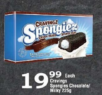 Oxford Freshmarket Cravings Spongies Chocolate/Milky 225g offer