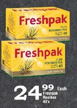 Oxford Freshmarket Freshpak Rooibos 40's offer