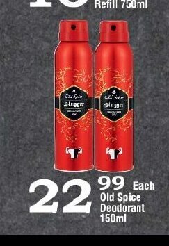 Oxford Freshmarket Old Spice Deodorant 150ml offer