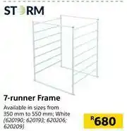 Builders Warehouse Storm 7 Runner Frame offer