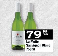 Oxford Freshmarket La Motte Sauvignon Blanc 750ml offer