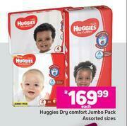 Game Huggies Dry Comfort Jumbo Pack Assorted Sizes-Each offer