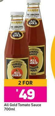 Game All Gold Tomato Sauce-For 2 x 700ml offer