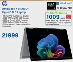 Incredible Connection HP OmniBook X 14 AMD Ryzen AI 5 Laptop offer