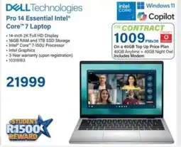 Incredible Connection Dell Pro 14 Essential Intel Core 7 Laptop offer
