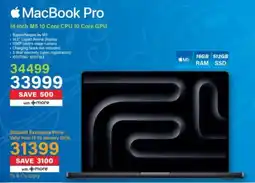 Incredible Connection MacBook Pro 14 Inch M5 10 Core CPU 10 Core GPU offer