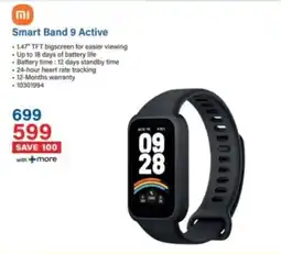 Incredible Connection Xiaomi Smart Band 9 Active offer