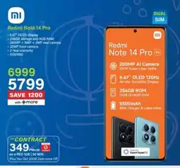 Incredible Connection Xioami Redmi Note 14 Pro offer