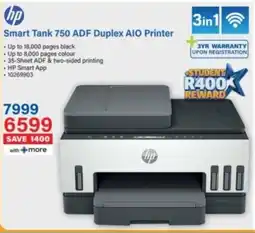 Incredible Connection HP Smart Tank 750 ADF Duplex AIO Printer offer