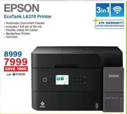 Incredible Connection Epson EcoTank L6370 Printer offer