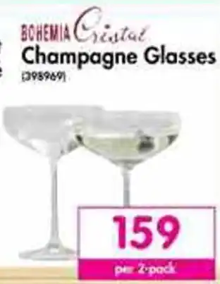 Bohemia Cristal Champagne Glasses