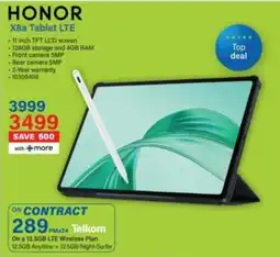 Incredible Connection Honor X8a Tablet LTE offer