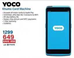 Incredible Connection Yoco Khumo Card Machine offer