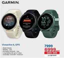 Incredible Connection Garmin Vivoactive 6, GPS offer